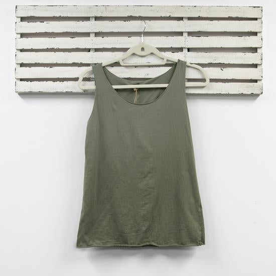Natural cotton singlet