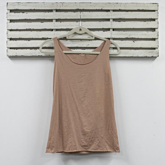 Natural cotton singlet