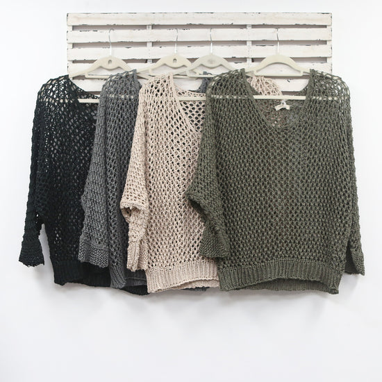 classic collection Crotchet knit with long sleeves GH044B