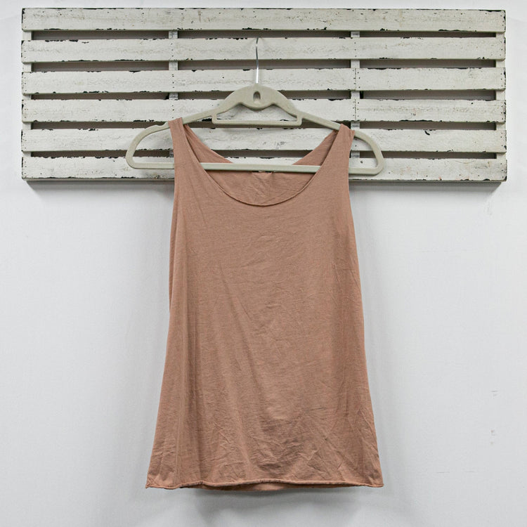 Salmon cotton singlet