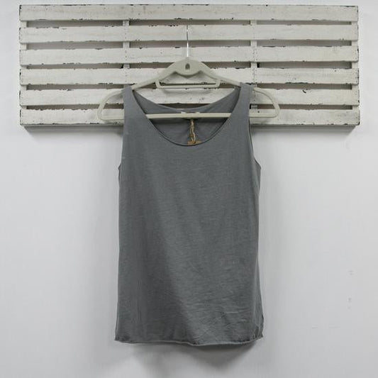 Natural  cotton singlet