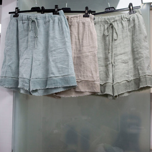 Linen shorts